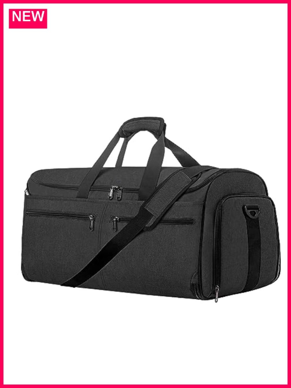 Convertible 2-in-1 Garment Duffel Bag Carry On Suit Travel Bag with Shoe